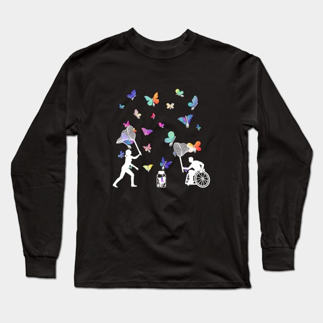 Spoonie Species: Chronic Spoon Catcher Long Sleeve T-Shirt by spooniespecies